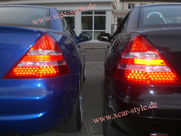 SLK R170 LED Rückleuchten-Set rot /klar