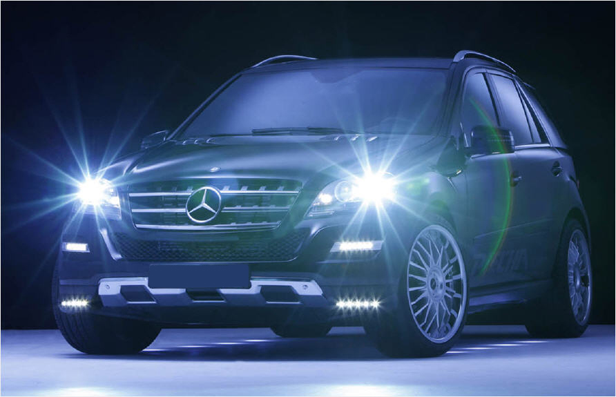 LED-Tagfahrlicht Mercedes M-Klasse W164 XCar-Style