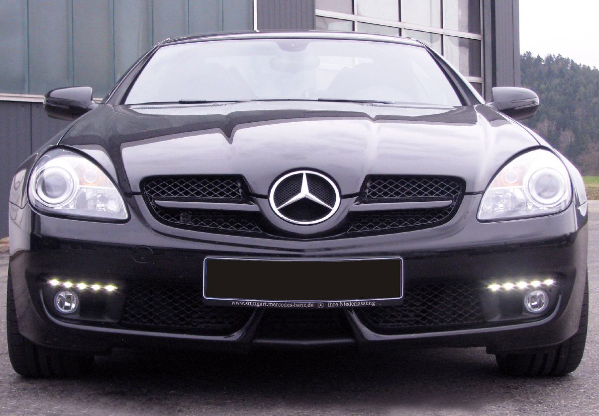 LED-Tagfahrlicht SLK R171 Serienstoßfänger ab Facelift XCar-Style