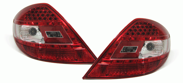 LED Rückleuchten Heckleuchten für Mercedes Benz SLK R171 rot schwarz
