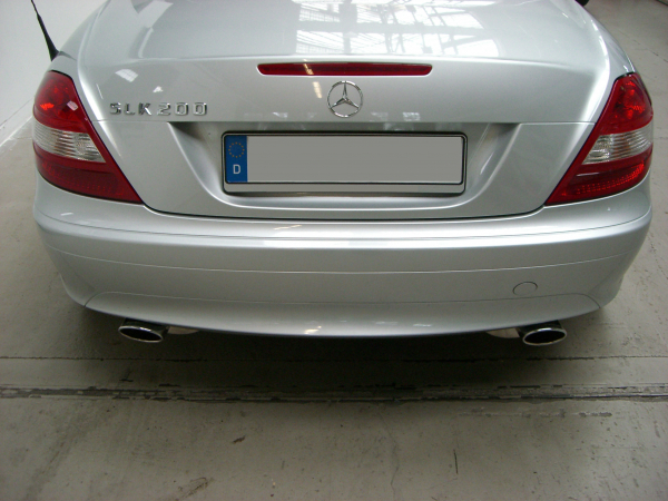 XCar-Style Endschalldämpfer - SLK R171 single-oval