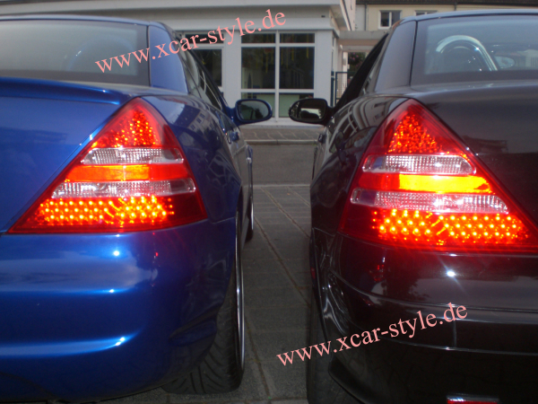 SLK R170 LED Rückleuchten-Set rot /klar